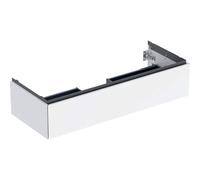 Geberit Meuble sous-vasque One 505075001 118,4 × 50,4 × 47 cm blanc laqué brillant tiroirs 2000