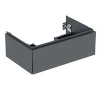 Geberit ONE armoire sous lavabo, 1 tiroir, 74x26,6x47cm, 505.072.00.3, Couleur: laque de lave matte