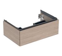 Geberit ONE armoire sous lavabo, 1 tiroir, 74x26,6x47cm, 505.072.00.5, Couleur: ChÃªne / mÃ©lamine structure bois