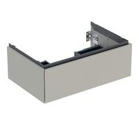 Geberit One meuble sous-vasque 505072007 74 x 50,4 x 47 cm, laqué grège/mat, tiroirs 2000
