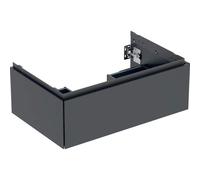 Geberit Geberit Meuble sous lavabo One 74x50,4x47 cm, noir mat, 1 tiroir Quantité:1
