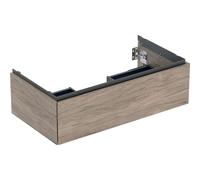 Geberit ONE armoire sous lavabo, 1 tiroir, 88,8x26,6x47cm, 505.073.00.6, Couleur: Structure en bois de noyer hickory / mélamine