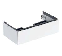 Geberit – Meuble sous lavabo ONE 89 x 27 x 47 cm, 1 tiroir, blanc brillant 505.073.00.1