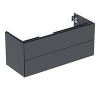 Geberit ONE armoire sous lavabo, 2 tiroirs, 118,4x50,4x47cm, 505.265.00.8, Couleur: noir mat
