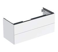 Geberit One meuble sous-vasque 505265001 118,4 x 50,4 x 47 cm, blanc / laqué brillant, 2 tiroirs