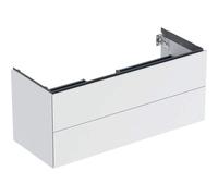 Meuble bas pour lavabo Geberit ONE 2 tiroirs L120cm P47cm Blanc mat - GEBERIT 505.265.00.2