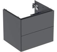 Geberit ONE armoire sous lavabo, 2 tiroirs, 59,2x50,4x47cm, 505.261.00.3, Couleur: laque de lave matte