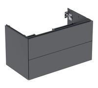 Geberit ONE armoire sous lavabo, 2 tiroirs, 88,8x50,4x47cm, 505263003, Couleur: laque de lave matte - CM