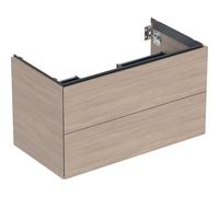 Geberit ONE armoire sous lavabo, 2 tiroirs, 88,8x50,4x47cm, 505263005, Couleur: ChÃªne / mÃ©lamine structure bois - CM