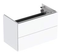 Geberit ONE, armoire sous lavabo, 744x750x465mm, 2 tiroirs, suspendue, 500381, 500381011, Couleur: Laque brillante blanche - CM