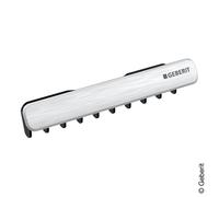 Geberit ONE - Couvercle de vidage pour lavabos avec sortie horizontale, insert de crête, chrome brossé 505.082.GH.1