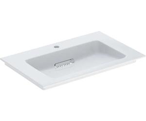 Geberit One CleanDrain lavabo 90x48 cm rectangulaire de meuble blanc brillant 505.006.00.1