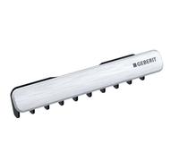 Geberit ONE - Couvercle de vidage pour lavabos avec sortie horizontale, insert de crête, chrome brossé 505.082.GH.1