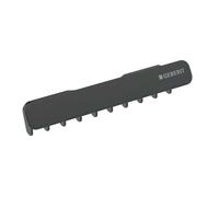 Geberit ONE - Couvercle de vidange de lavabo avec vidage horizontal, insert de faîtage, noir mat 505.082.14.1