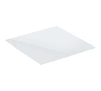 Geberit ONE couvercle pour armoire latérale et élément latéral, verre, 45x0,6x46,5cm, 505082001, Couleur: blanc/verre - CM