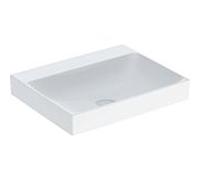 Geberit One lavabo 60x48 cm rectangulaire classique-encastrée blanc brillant 505.021.01.1