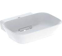 Geberit One lavabo 50x42.5 cm rectangulaire à poser blanc brillant 505.051.00.1