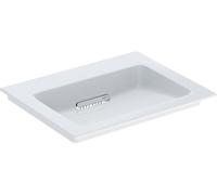 Geberit One lavabo 60x48 cm rectangulaire de meuble blanc brillant 505.001.00.1