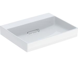 Geberit One lavabo 60x48 cm rectangulaire de meuble blanc brillant 505.033.00.1