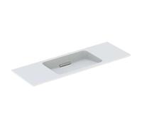 Geberit ONE lavabo design flottant, sans trou pour robinetterie, avec trop-plein, 1200x400mm, 500392, 500.392.01.2, Couleur: Chrome brossé