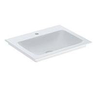 Geberit One meuble lavabo 505010011 60 cm, trou pour robinetterie au milieu, sans trop-plein, blanc KeraTect