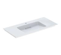 Geberit ONE lavabo pour meubles sortie horizontale, 105x13x47,5cm, 505015001, Exécution: trou de robinetterie au centre - CM