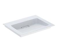 Geberit ONE lavabo pour meubles sortie horizontale, 60x13x47,5cm, 505.001.00.1, Exécution: sans trou de robinet
