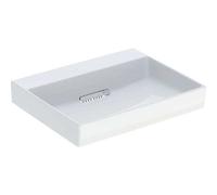 Geberit Lavabo One 505.033.00.1 60x48 cm rectangulaire blanc brillant sans trou pour robinetterie