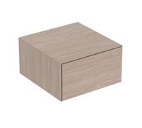 Geberit ONE - Meuble latéral 45x25x47 cm, 1 tiroirs, chêne 505.078.00.5