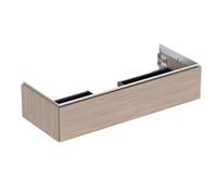 Geberit ONE - Meuble lavabo 118x27x47 cm, 1 tiroir, chêne 505.075.00.5