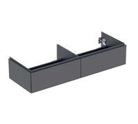 Geberit ONE - Meuble lavabo, 133x27x47 cm, 2 tiroirs, lave 505.076.00.3
