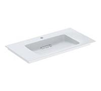 Geberit One CleanDrain lavabo 90x48 cm rectangulaire de meuble blanc brillant 505.006.00.1