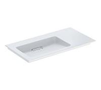 Geberit One lavabo 90x48 cm rectangulaire de meuble blanc brillant 505.008.00.1