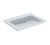 Geberit One lavabo 60x48 cm rectangulaire de meuble blanc brillant 505.001.00.1