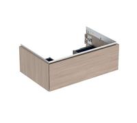Geberit ONE - Meuble lavabo 74x27x47 cm, 1 tiroir, chêne 505.072.00.5