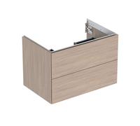 Geberit ONE - Meuble lavabo 74x50x47 cm, 2 tiroirs, chêne 505.262.00.5