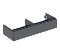 Geberit ONE - Meuble lavabo, 133x27x47 cm, 2 tiroirs, lave 505.076.00.3