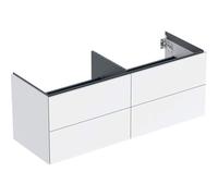 Geberit ONE, meuble sous-lavabo à poser, 4 tiroirs, 133,2x50,4x47cm, 505.266.00.1, Couleur: laqué blanc brillant