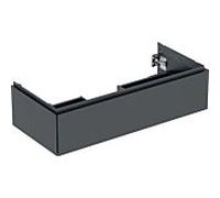 Geberit ONE armoire sous lavabo, 1 tiroir, 103,6x26,6x47cm, 505.074.00.8, Couleur: noir mat