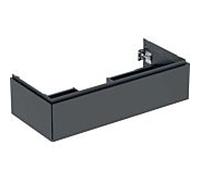 Meuble bas pour lavabo Geberit ONE 1 tiroir L105cm P47cm Noir mat - GEBERIT 505.074.00.8