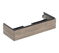 Geberit Meuble sous-vasque ONE 1 tiroir L120 x P47 cm Noyer hickory/mélamine 505.075.00.6