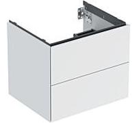 Geberit ONE armoire sous lavabo, 2 tiroirs, 59,2x50,4x47cm, 505261002, Couleur: blanc laqué mat - CM