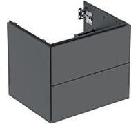 Geberit One meuble sous-vasque 505261003 59,2 x 50,4 x 47 cm, lave/laqué mat, 2 tiroirs