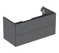 Geberit ONE armoire sous lavabo, 2 tiroirs, 103,6x50,4x47cm, 505264003, Couleur: laque de lave matte - CM