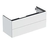 Geberit Meuble sous-vasque ONE 2 tiroirs L120 x P47 cm blanc mat 505.265.00.2