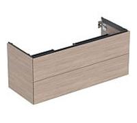 Geberit One meuble sous-vasque 505265005 118,4 x 50,4 x 47 cm, structure en chêne/bois mélaminé, 2 tiroirs