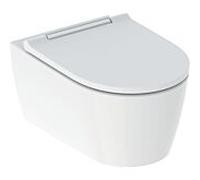 Geberit One mur à laver WC 500202011 avec siège WC , blanc / chromé brillant, KeraTect