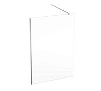 Geberit ONE - Paroi de douche Walk-In 140x200 cm, argent/verre transparent 560.169.00.2