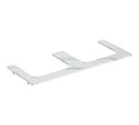 Geberit Plaque de lavabo One 505165001, double découpe, grès cérame, marbre blanc mat 120x2x47 cm
