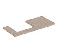 Geberit Plaque de lavabo ONE 505.304.00.5 105×3×47 cm découpe à gauche Chêne mélamine